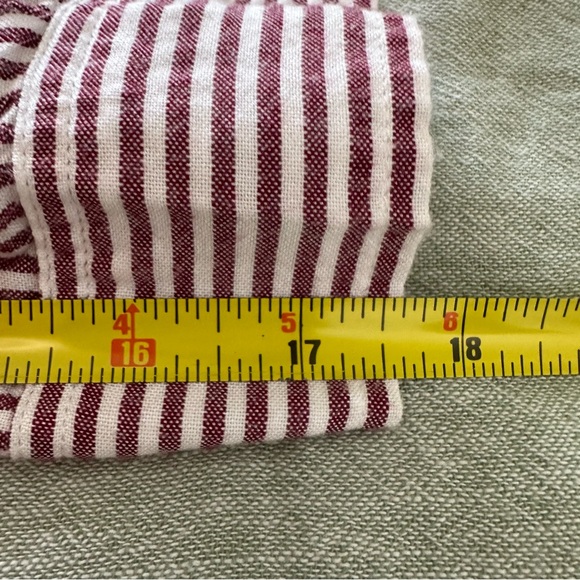 Rails Women’s Striped Heart Embroidered Button Down Blouse S Coquette Preppy - Picture 11 of 11